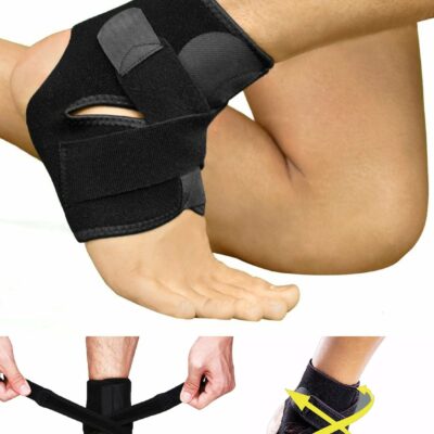 Ankle Brace Stabilizer with Adjustable Support Straps